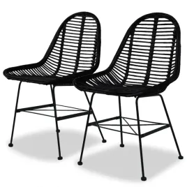 krzesla-stolowe-2-szt-czarne-naturalny-rattan