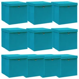 pudelka-z-pokrywami-10-szt-blekitne-32x32x32-cm-tkanina