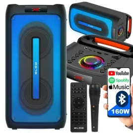 glosnik-bluetooth-usb-przenosny-boombox-rgb-karaoke-mikrofon-pilot-zestaw