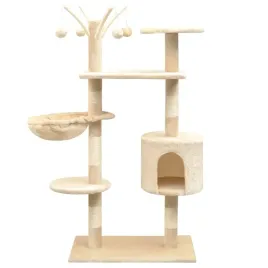 drapak-dla-kota-z-sizalowymi-slupkami-125-cm-kolor-bezowy