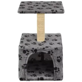 drapak-z-sizalowym-slupkiem-55-cm-szary-w-kocie-lapki