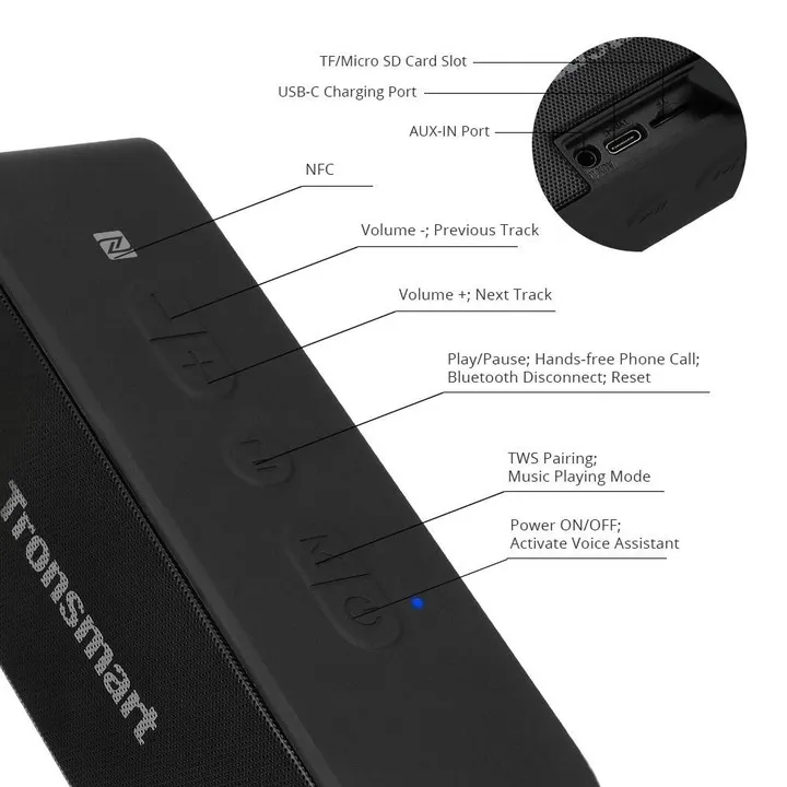 glosnik-bluetooth-tronsmart-element-t2-plus-ipx7