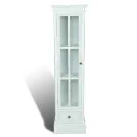 witryna-drewniana-z-3-polkami-biala-drewniana