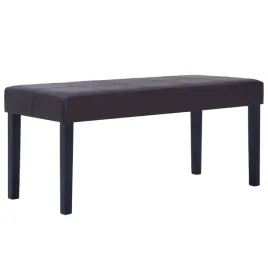 lawka-106-cm-brazowa-sztuczna-skora