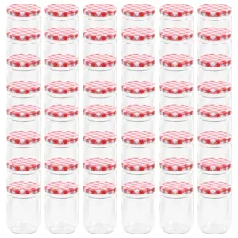 szklane-sloiki-na-dzem-bialo-czerwone-pokrywki-48-szt-230-ml