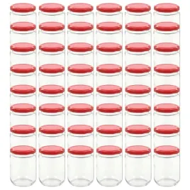 szklane-sloiki-na-dzem-czerwone-pokrywki-48-szt-230-ml