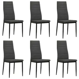 krzesla-stolowe-6-szt-ciemnoszare-obite-tkanina