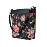 shopper-czarne-kwiaty-stan-nowy