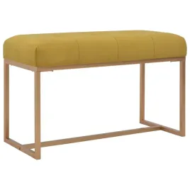 lawka-80-cm-musztardowa-aksamitna