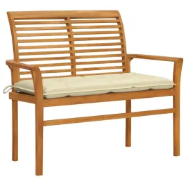 lawka-ogrodowa-z-kremowa-poduszka-112-cm-lite-drewno-tekowe