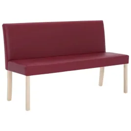 lawka-1395-cm-czerwone-wino-sztuczna-skora