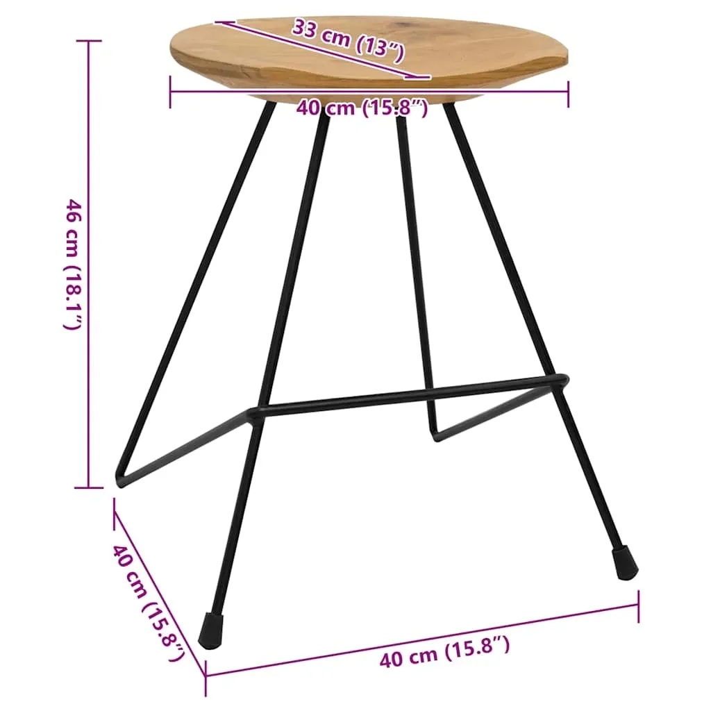 stolki-2-szt-lite-drewno-tekowe