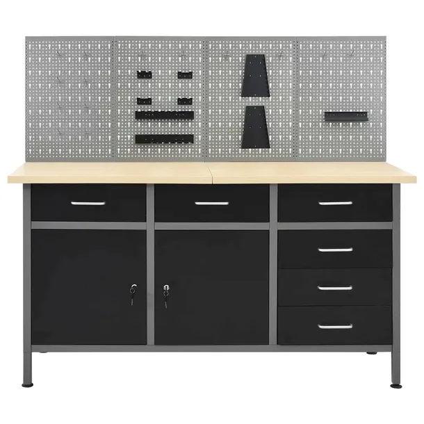 stol-roboczy-z-4-panelami-sciennymi-stan-nowy