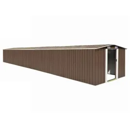 szopa-ogrodowa-brazowa-257x990x181-cm-stal-galwanizowana