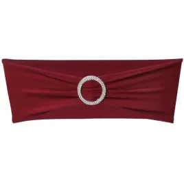 25-bordowych-dekoracyjnych-pasow-na-krzesla-z-diamentowa-klamra