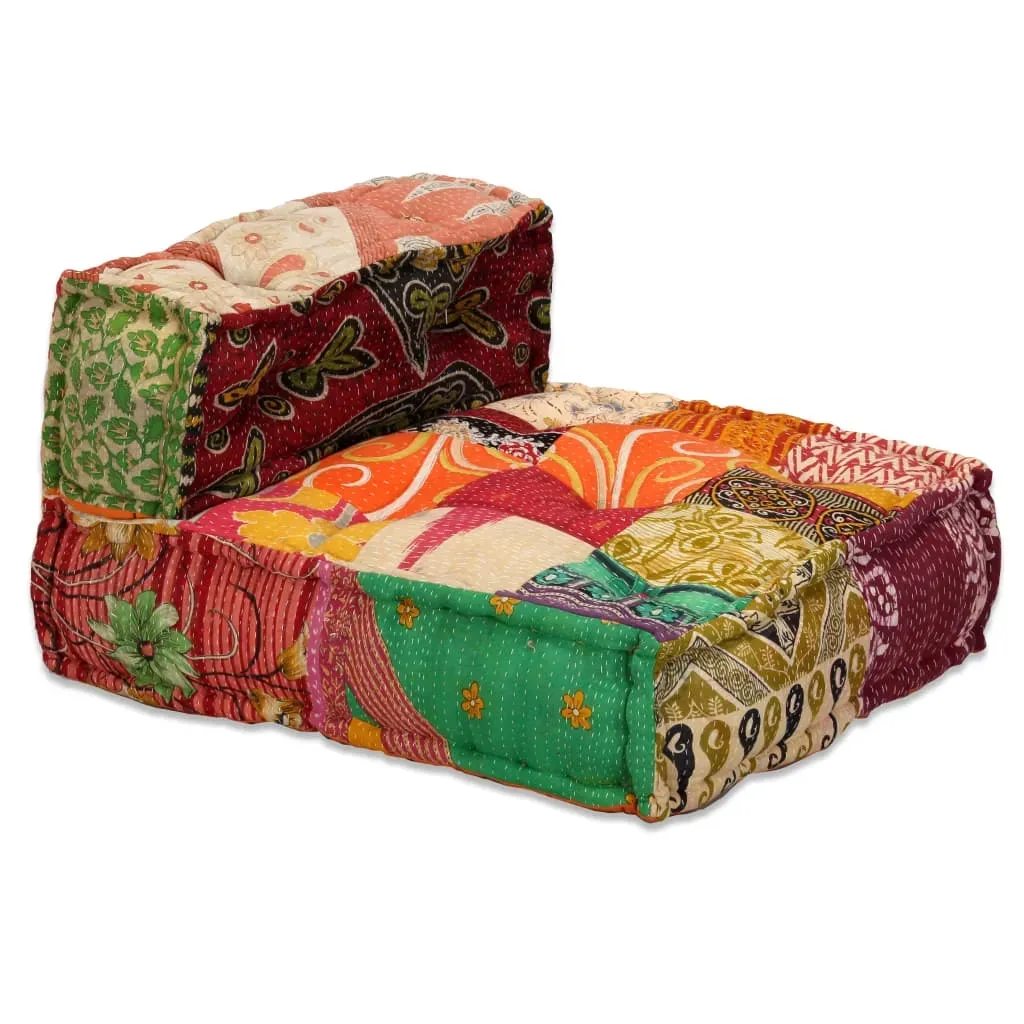 puf-modulowy-4-osobowy-patchwork-tkanina-stan-nowy