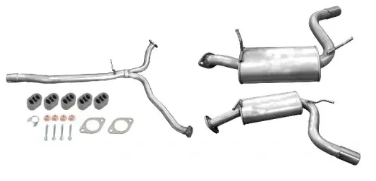 TŁUMIKI CHEVROLET CAPTIVA 2.0 D UKŁAD WYDECHOWY TŁUMIK KOŃCOWY LEWY PRAWY