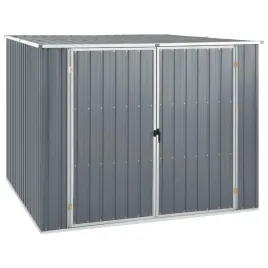 szopa-ogrodowa-szara-195x198x159-cm-stal-galwanizowana