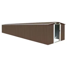 szopa-ogrodowa-brazowa-257x779x181-cm-stal-galwanizowana