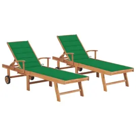 lezaki-z-bezowymi-poduszkami-2-szt-lite-drewno-tekowe