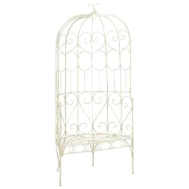 lawka-ogrodowa-95-cm-zelazo-antyczna-biel