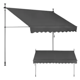 markiza-balkonowa-300x120-cm-wodoodporna-szara-regulacja-wysokosci