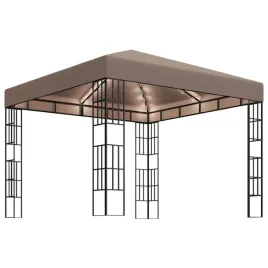altana-ze-sznurem-lampek-led-3x3-m-kolor-taupe