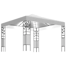 altana-ze-sznurem-lampek-led-3x3-m-biala