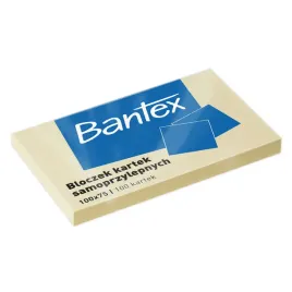 karteczki-samoprzylepne-bantex-100-kartek-bloczek-75x75-100k-zolte