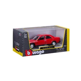 autko-samochod-mercedes-benz-1987-190e-czerwony-bburago-1-24