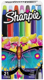 zestaw-markerow-permanentnych-sharpie-big-pack-moth-21-kol-ultra-fine-fine