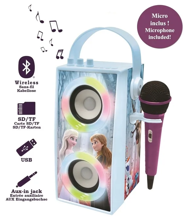 kraina-lodu-2-glosnik-karaoke-led-mic-bluetooth