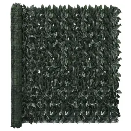 parawan-balkonowy-ciemnozielone-liscie-500x150-cm