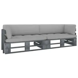 sofa-2-osobowa-z-palet-z-poduszkami-szara-drewno-sosnowe