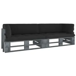 sofa-2-osobowa-z-palet-z-poduszkami-szara-drewno-sosnowe