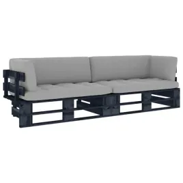 sofa-2-osobowa-z-palet-z-poduszkami-czarna-drewno-sosnowe