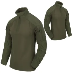 meska-bluza-taktyczna-rozpinana-przewiewna-mcdu-helikon-shirt-olive-s