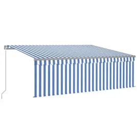 recznie-zwijana-markiza-z-zaslona-45x3-m-niebiesko-biala