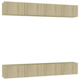 szafki-telewizyjne-4-szt-dab-sonoma-100x30x30-cm-plyta
