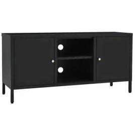 szafka-pod-telewizor-czarna-105x35x52-cm-stal-i-szklo