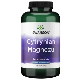 swanson-cytrynian-magnezu-240-tabletek