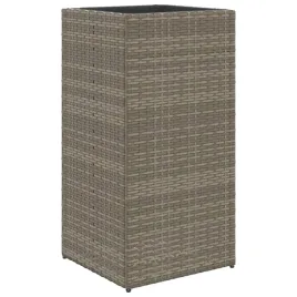 donica-ogrodowa-rattan-pe-szara-40x40x80-cm-taras-balkon-kwietnik