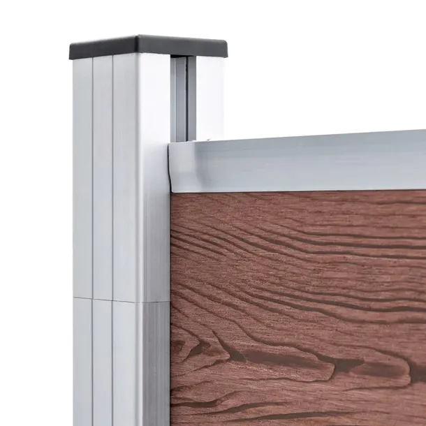 ogrodzenie-do-ogrodu-wpc-1737-x-186-cm-brazowe-stan-nowy