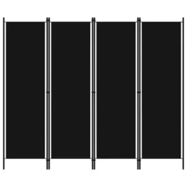 parawan-4-panelowy-czarny-200-x-180-cm