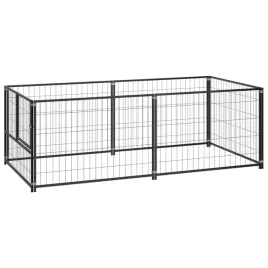 kojec-dla-psa-czarny-200x100x70-cm-stalowy