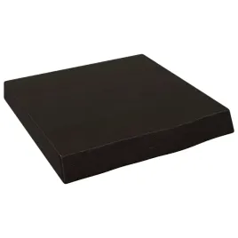 polka-debowa-rustykalna-40x40-z-zywa-krawedzia-lite-drewno-ciemny-braz