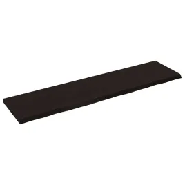 polka-debowa-160cm-blat-scienny-drewniany-ciemny-braz