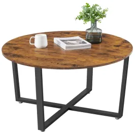 stolik-kawowy-okragly-brazowo-czarny-88x47-cm