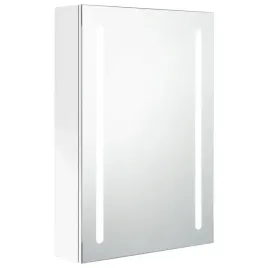szafka-lazienkowa-z-lustrem-i-led-lsniaca-biel-50x13x70-cm
