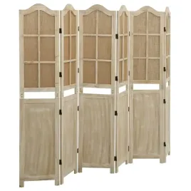 parawan-6-panelowy-brazowy-214x165-cm-tkanina